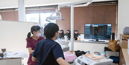 歯周病治療の様子